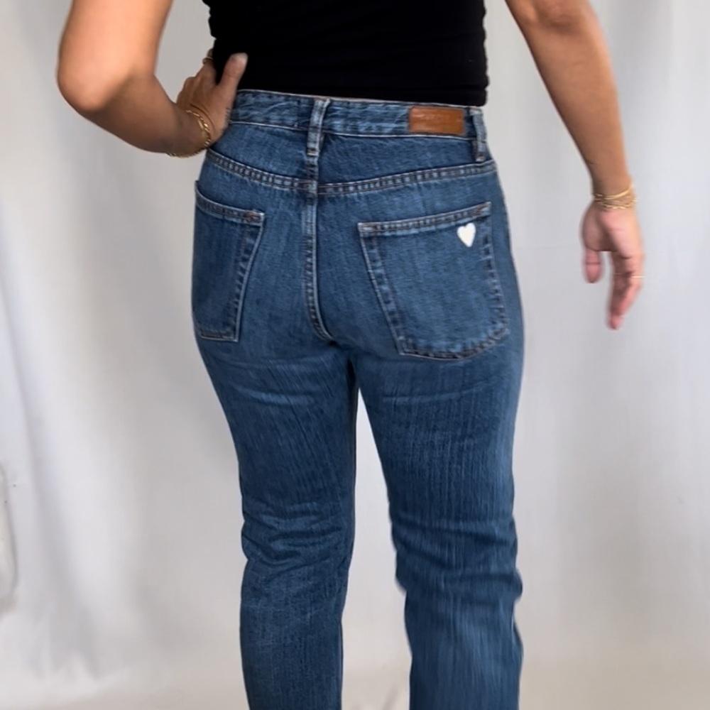 SEZANE brut sexy denim with custom embroidery- size 25 - great condition - Picture 4 of 15